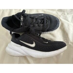 Nike Black Running Shoes Boys Size 4.5Y Athletic Lace Up Sneakers Phylon Cushion